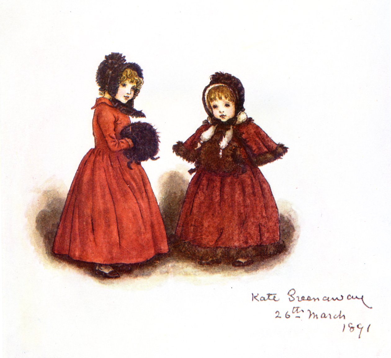 Kate Greenaway: „Ki sétálni” alkotó: Kate Greenaway