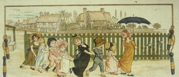 Játékidő, az "Egy nap a gyermek életéből" című filmből alkotó: Kate Greenaway
