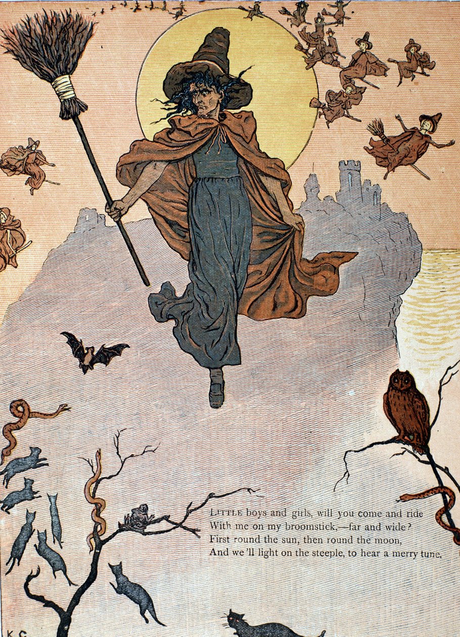 A gonosz boszorkányok és állatok szombatja alkotó: Kate Greenaway