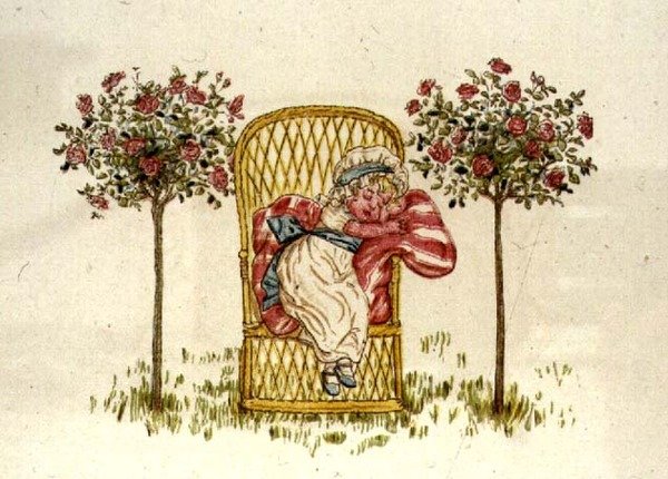 Alvás az Egy nap a gyermek életében című filmből alkotó: Kate Greenaway