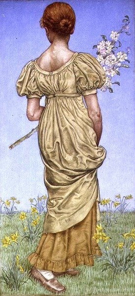 Tavasz, virág (akvarell) alkotó: Kate Greenaway