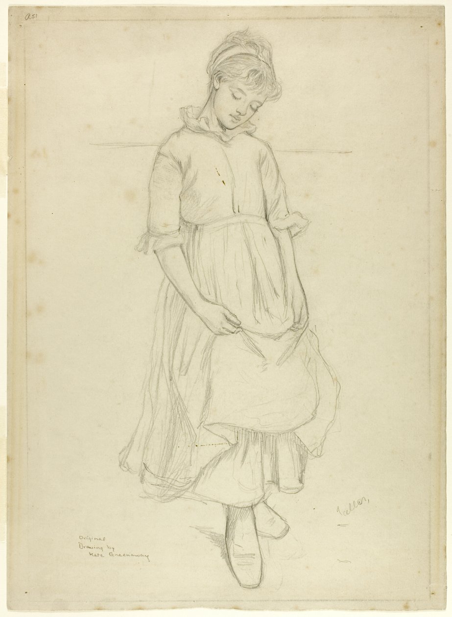 Álló Lány alkotó: Kate Greenaway
