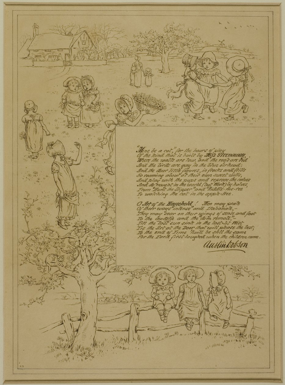 Tanulmány az otthoni szépségért alkotó: Kate Greenaway