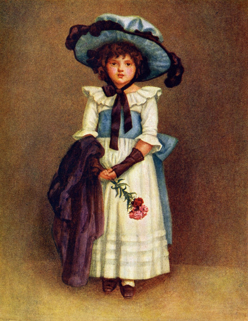 Kate Greenaway kis modellje. alkotó: Kate Greenaway