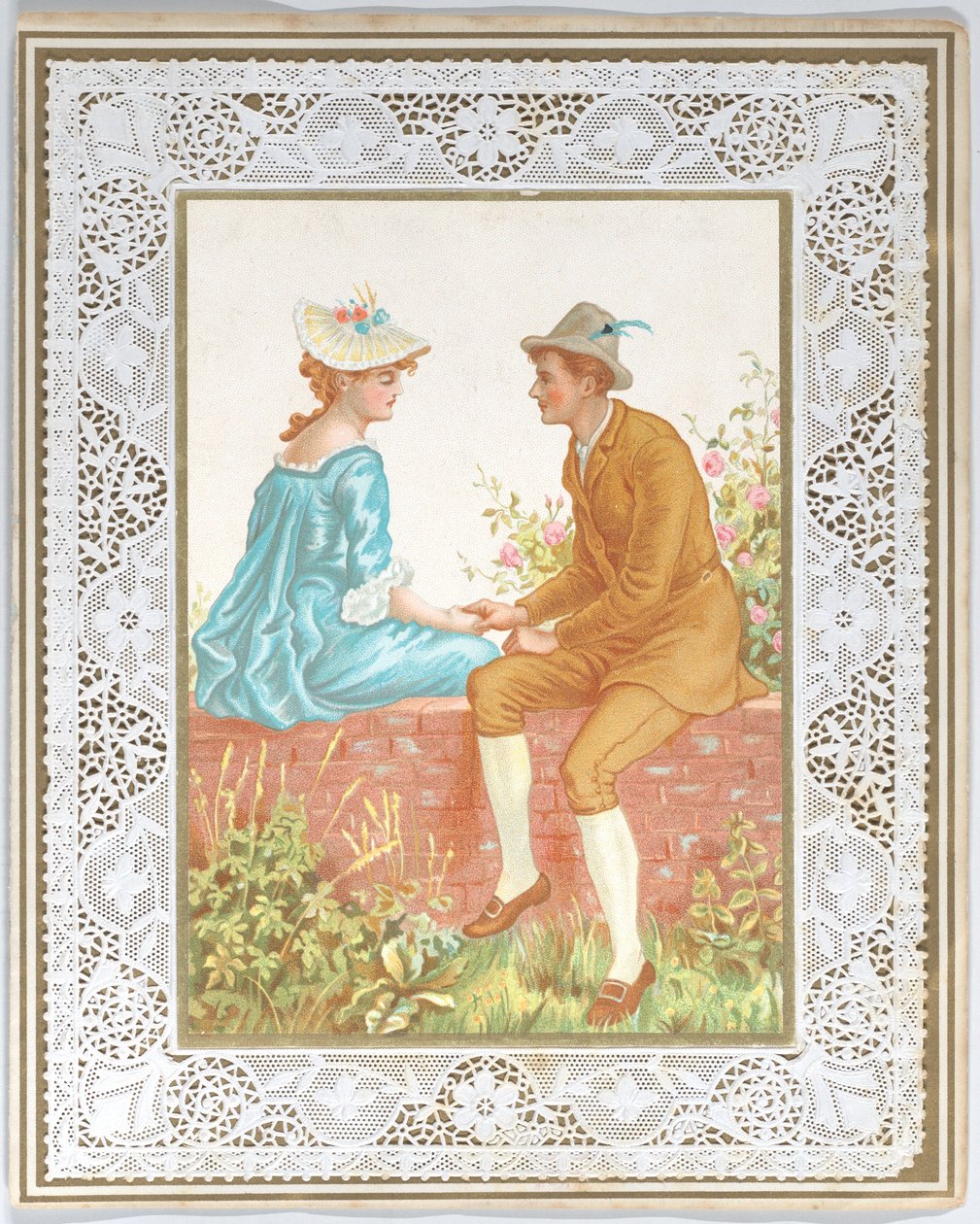 Valentin-napi üdvözlőlap alkotó: Kate Greenaway