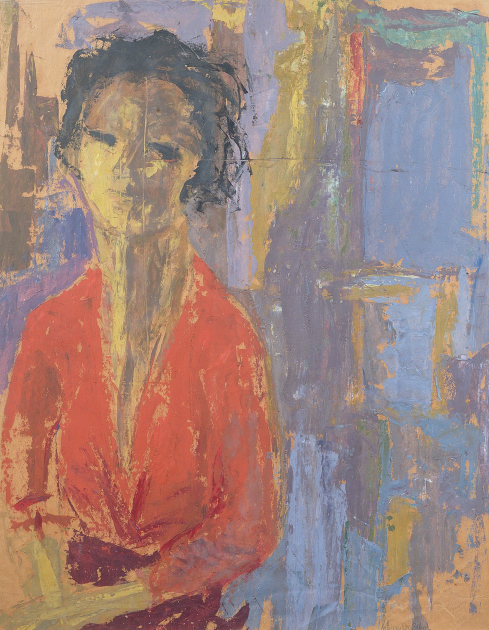 Töprengő nyugalom (olaj, papír) alkotó: Kate Yates