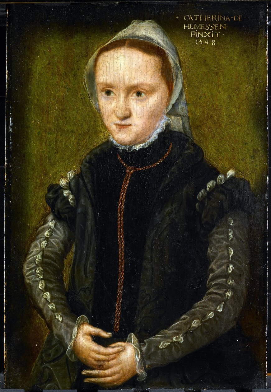 Női portré, valószínűleg önarckép alkotó: Katharina van Hemessen
