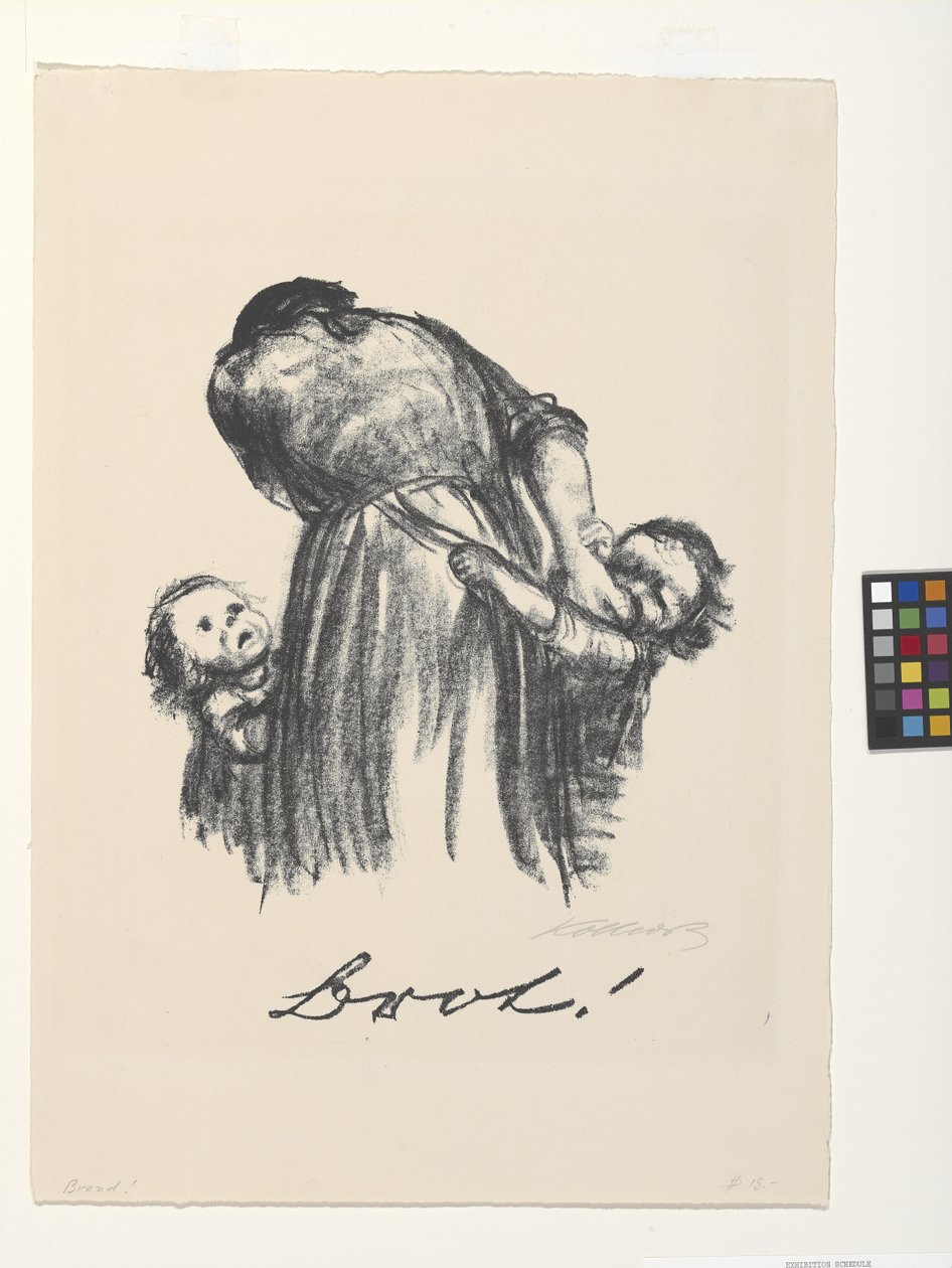 Szabálysértés! alkotó: Käthe Kollwitz
