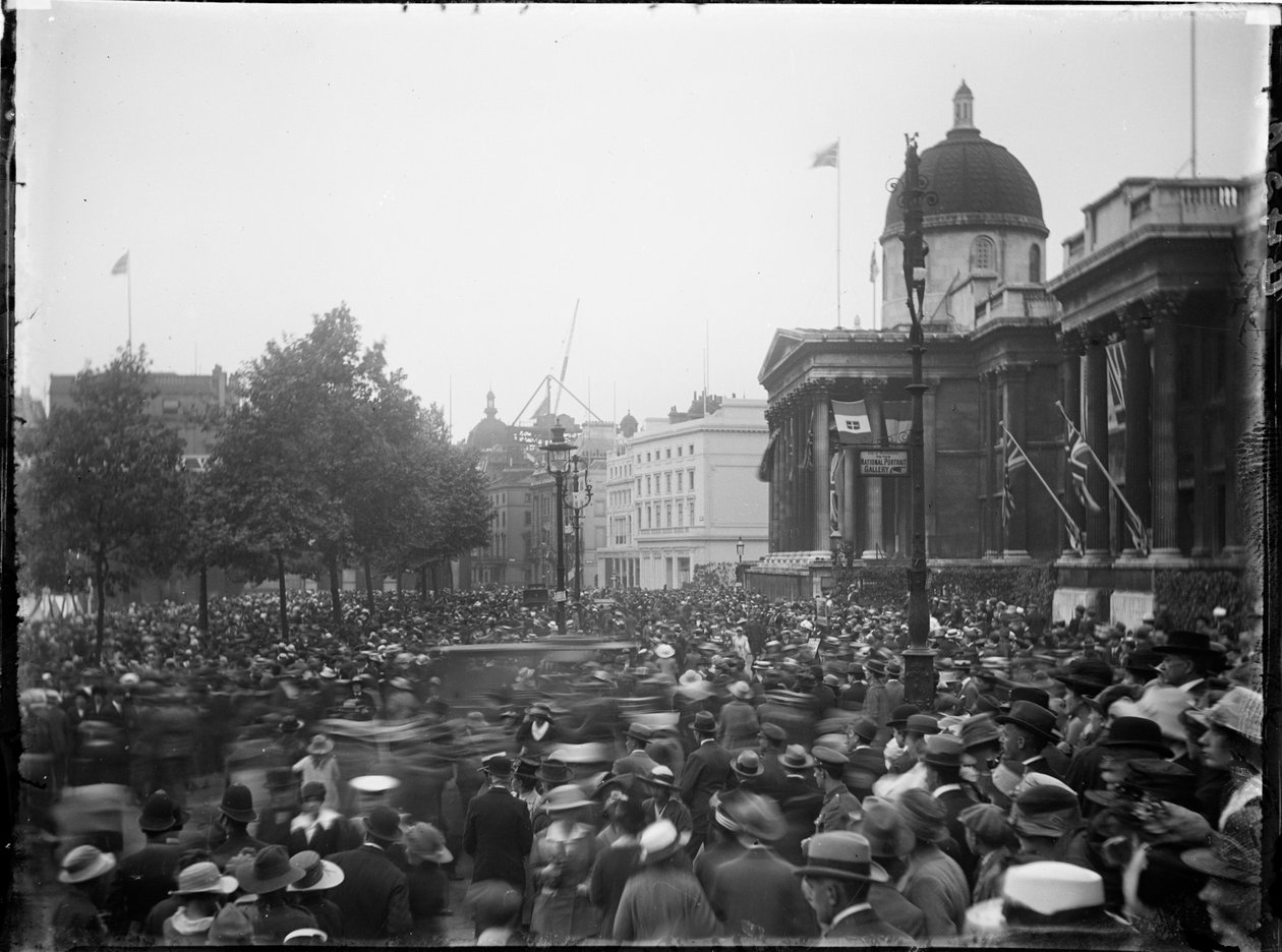 Trafalgar Square, St James, City Of Westminster, London, 1919.06.28. (f/w fotó) alkotó: Katherine Jean Macfee