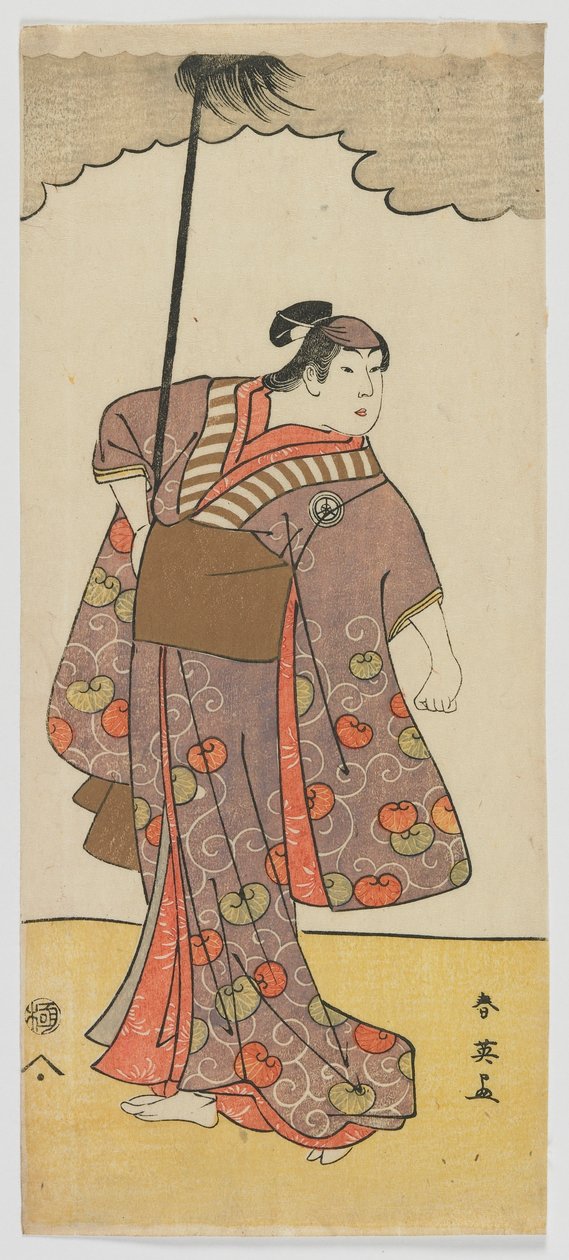 A színész Iwai Hanshiro IV, mint női yakko (lábász) Edo-korszak, 1791 körül (színes fatömbnyomat) alkotó: Katsukawa Shun ei