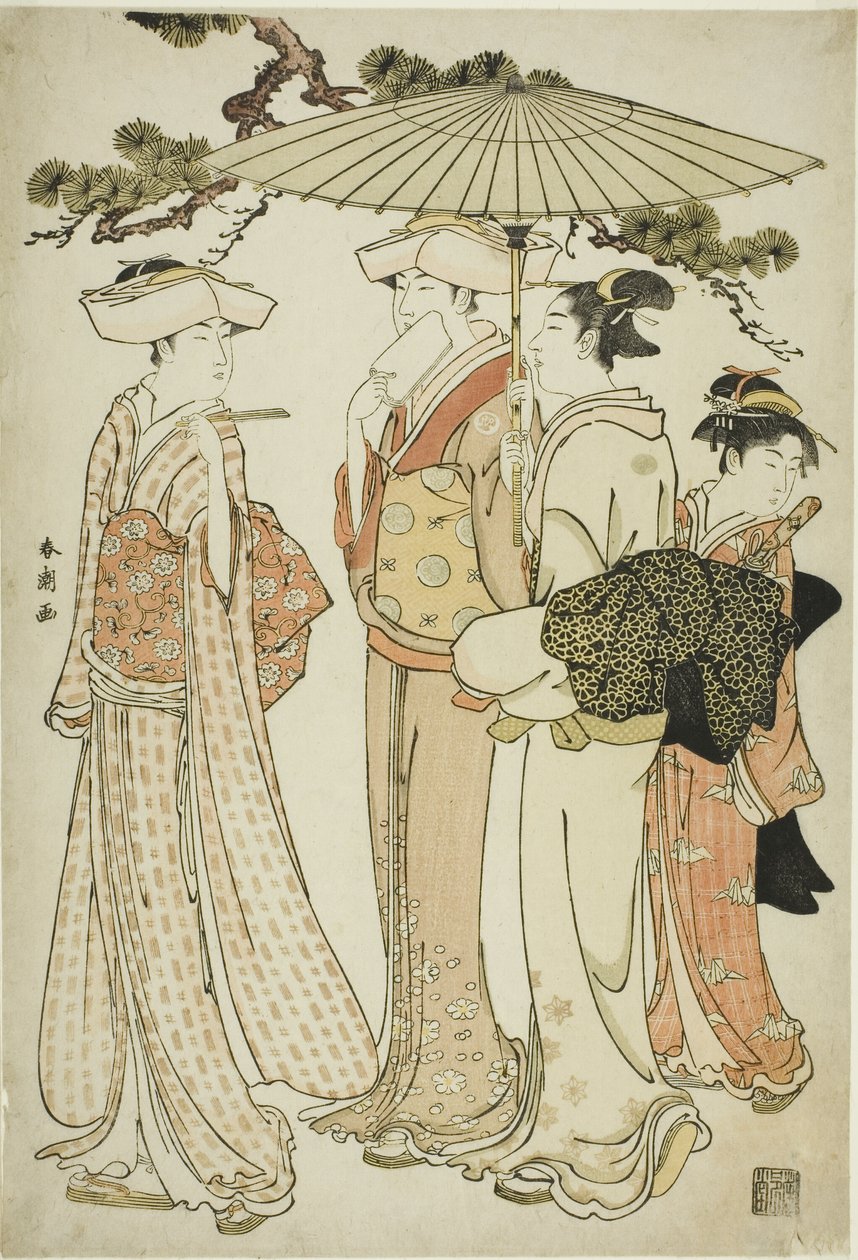 Sétálni alkotó: Katsukawa Shuncho