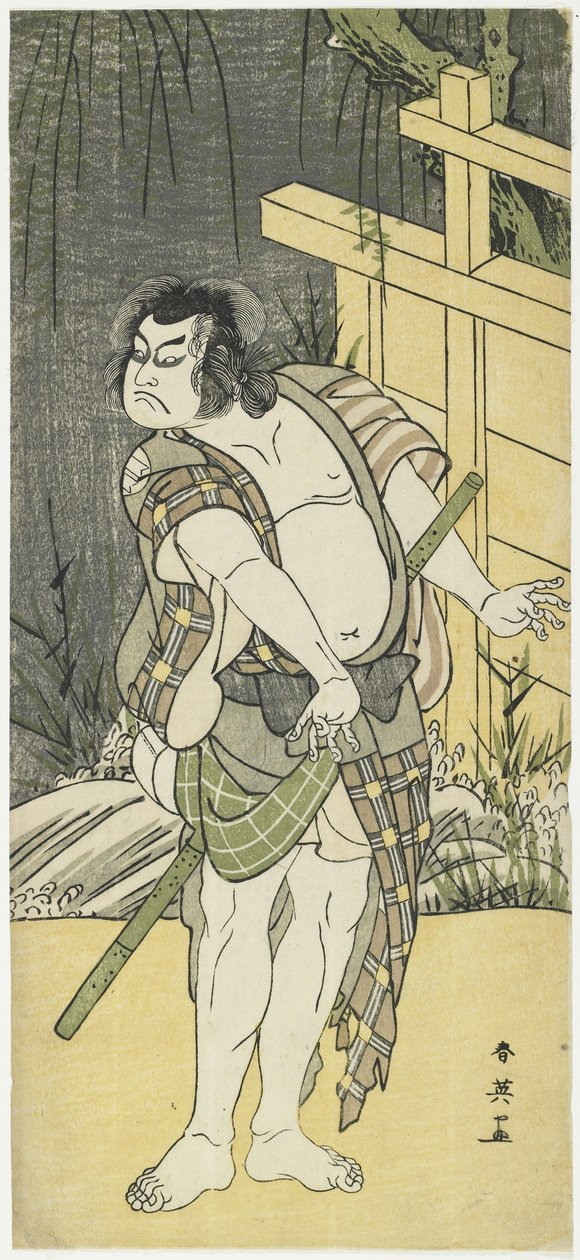 Sakata Hangoro _ Ii As Tamba no Suketaro _, 1791 alkotó: Katsukawa Shun
