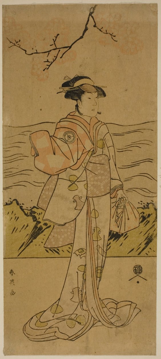 Iwai Kiyotaro II színész alkotó: Katsukawa Shun