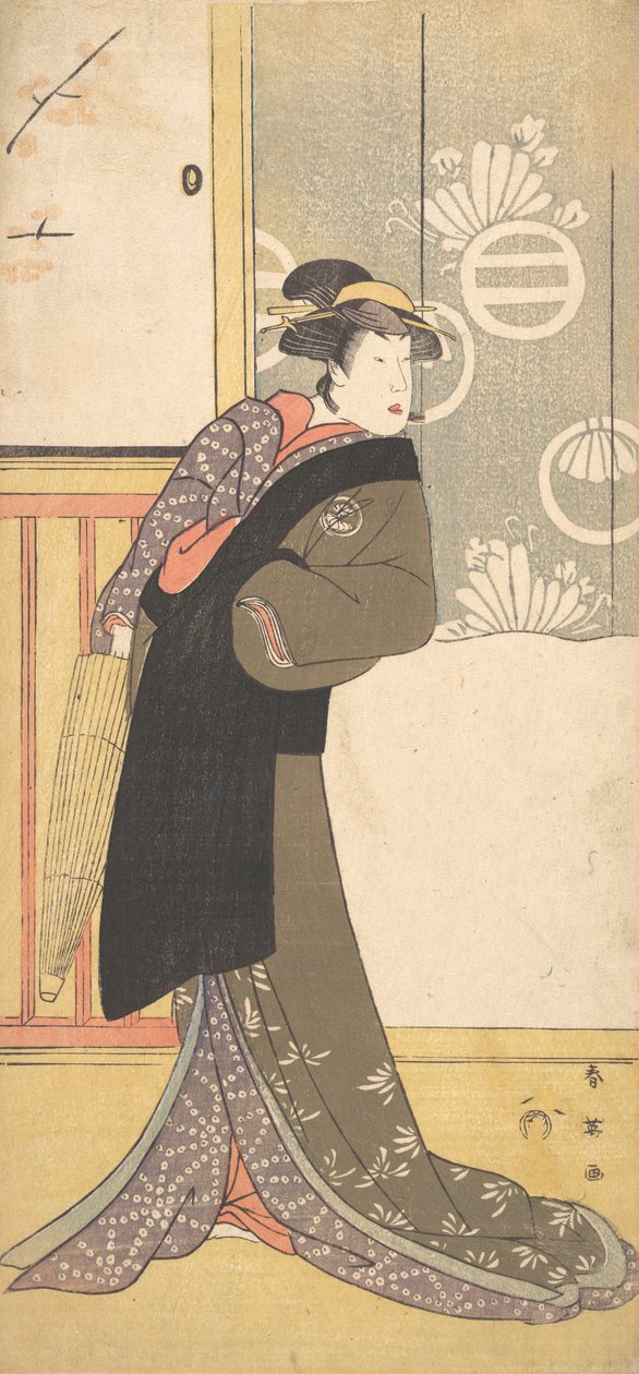 A Harmadik Segawa Kikunojo Maizuru szerepében, 1789. 2. hónap. alkotó: Katsukawa Shun