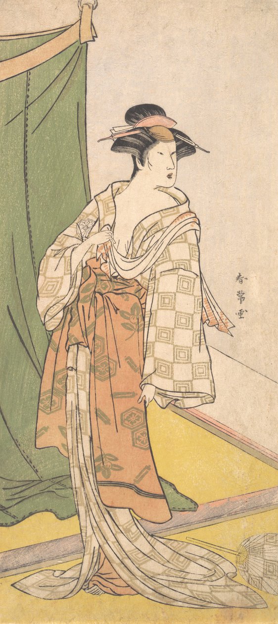Segawa Kiku nője jó, nem? 1785. alkotó: Katsukawa Shunjo