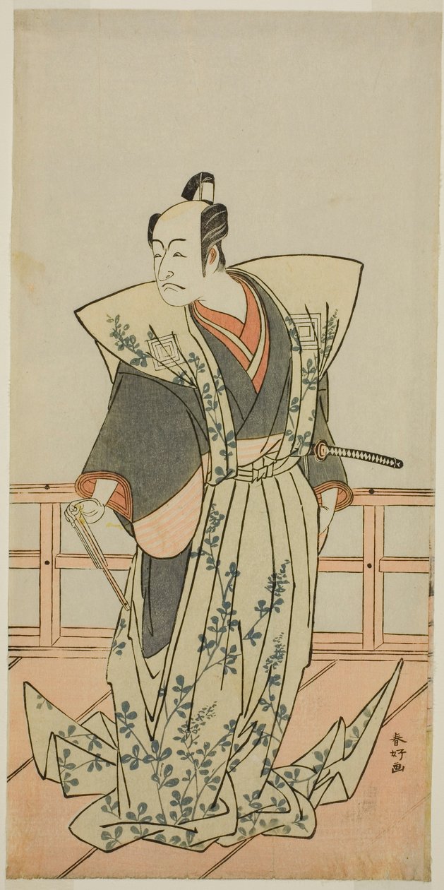 Ichikawa Danjuro V. színész egy azonosítatlan szerepben alkotó: Katsukawa Shunkо̄