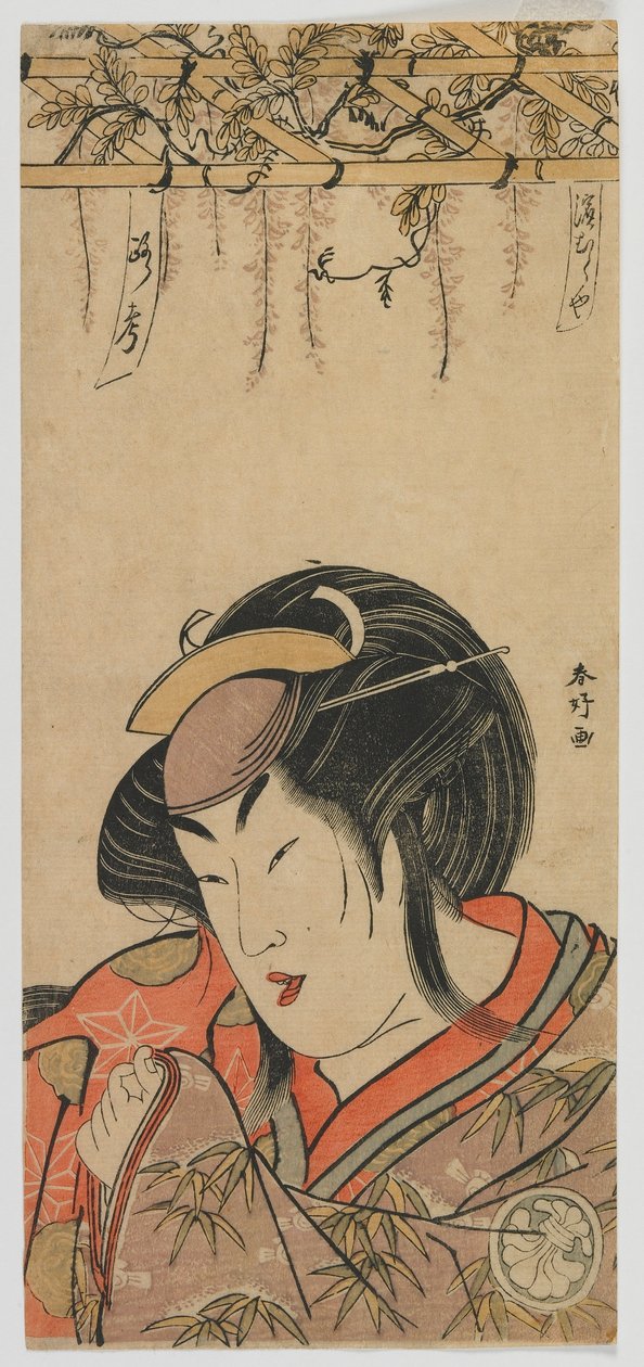 Hamamuraya Roko (Segawa Kiku jó asszonya) Edo Perio d, 1780-as évek alkotó: Katsukawa Shunko