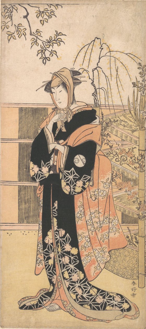 Kabuki a c and r Segawa Kiku nője Jó tag A férfi útja, nem? 1780-as évek. alkotó: Katsukawa Shunko