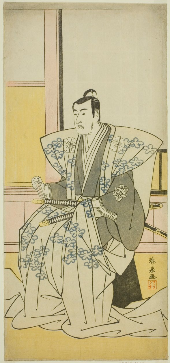 Matsumoto Physician V As Hatakeyama Shigetadakazu Te Wai Fuji Wakayanagi Soga of Edo, Előadás a Te Nakamura Te First Gate-ban, 1789 alkotó: Katsukawa Shunsen