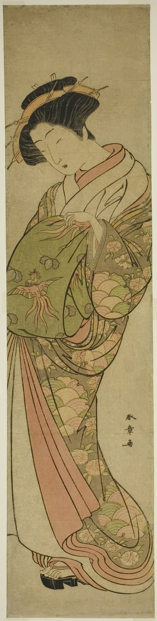 A Matsubaya Ház udvarhölgye alkotó: Katsukawa Shunsho