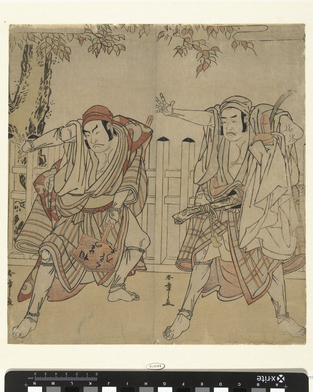 Otani Hiroji III színészek az Otani Tomoemonban alkotó: Katsukawa Shunsho