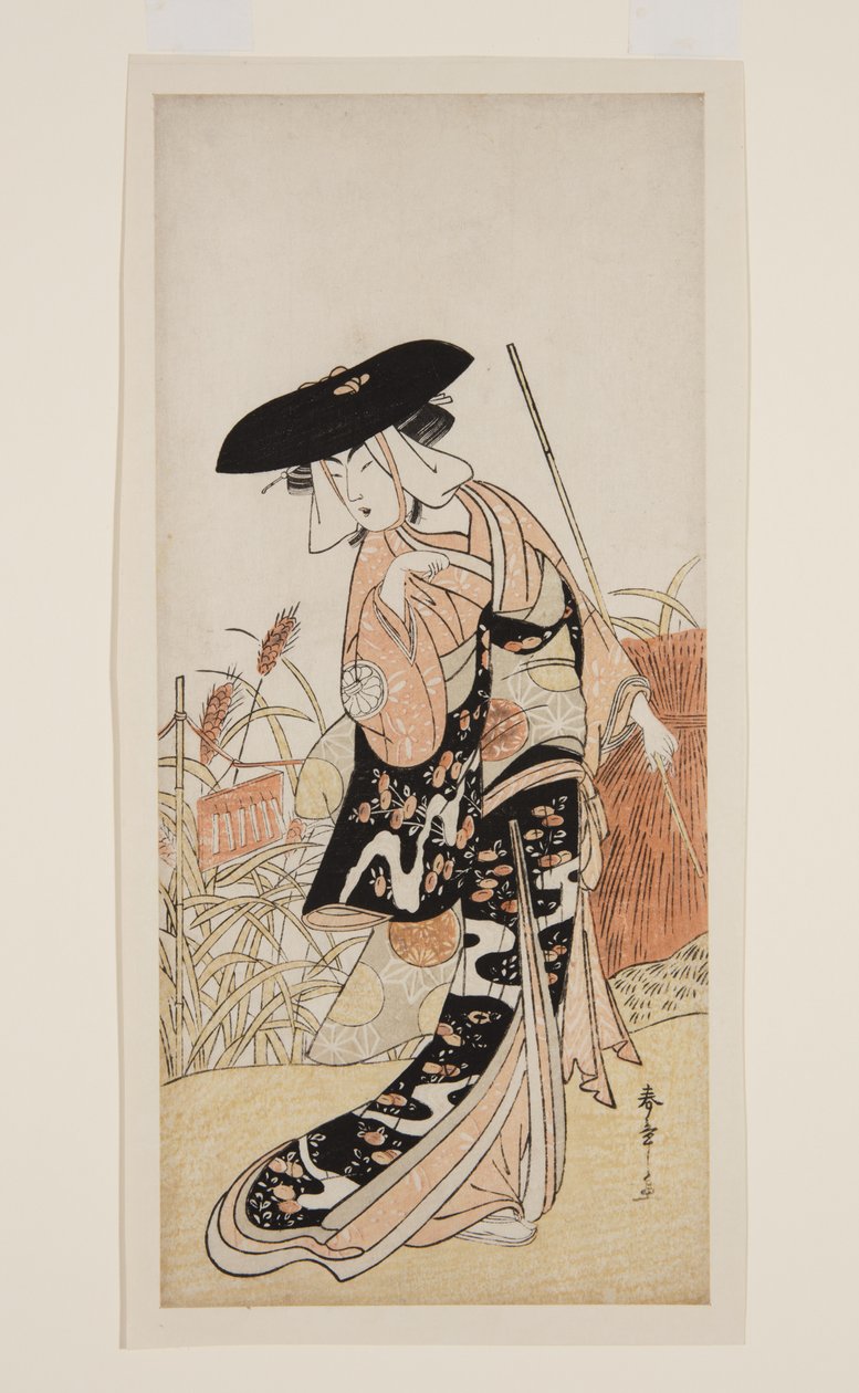 Ac and r Segawa Chrysanthemum Woman Good As Fox Chrysanthemum (Chrysanthemum – Foxne) alkotó: Katsukawa Shunsho