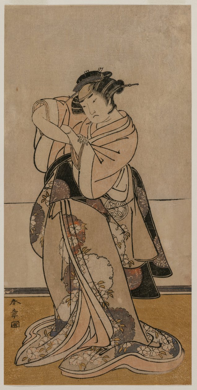 Yamashita Yaozo színész. alkotó: Katsukawa Shunsho