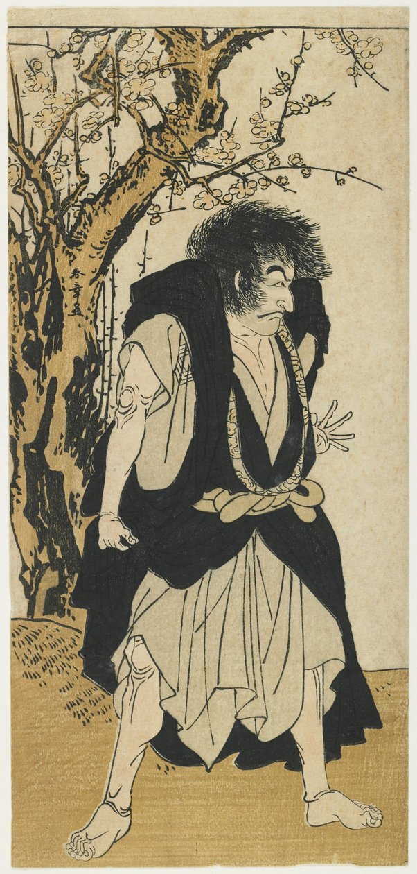 Ichikawa Danjuro V Temonk Wantetsuként alkotó: Katsukawa Shunsho
