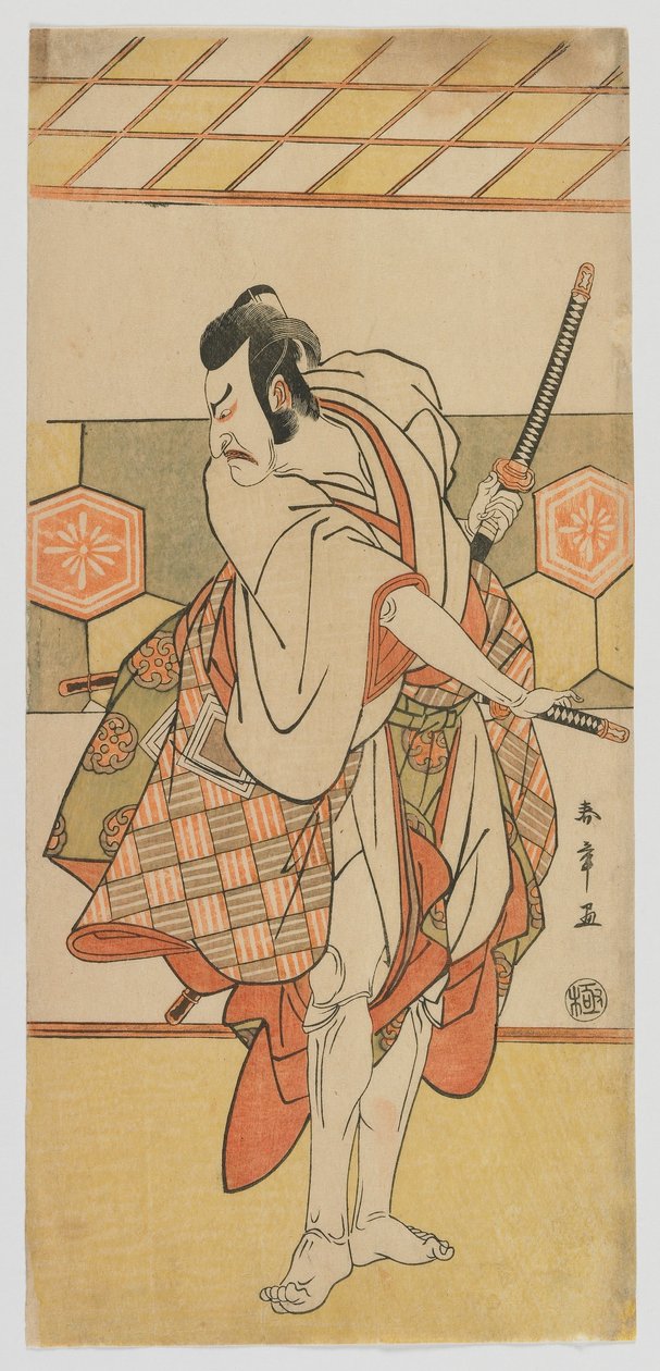 Kabuki ac és r Ichikawa Danjuro V, Edo Perio d alkotó: Katsukawa Shunsho