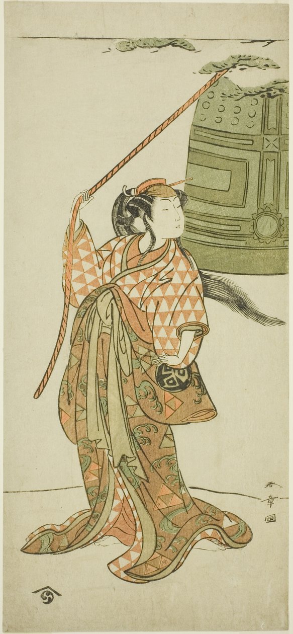 Tea Ac és r Arashi Nichinanji Idan Shing „Musume Do George” (Te Maida a Dosho MP-ben) alkotó: Katsukawa Shunsho