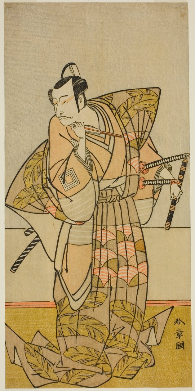 Ichikawa Danjuro V, mint Chichibu Shigetadaja alkotó: Katsukawa Shunsho