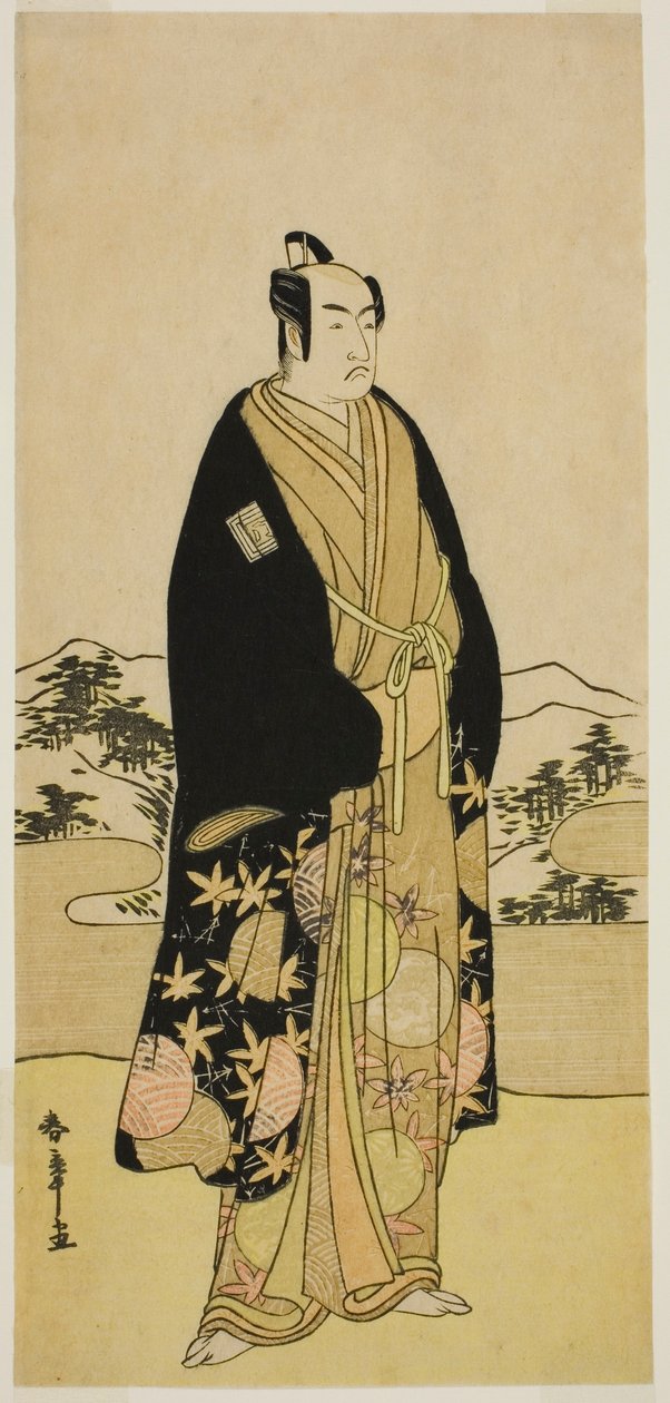 A színész Ichikawa Monnosuke II azonosítatlan szerepben alkotó: Katsukawa Shunsho