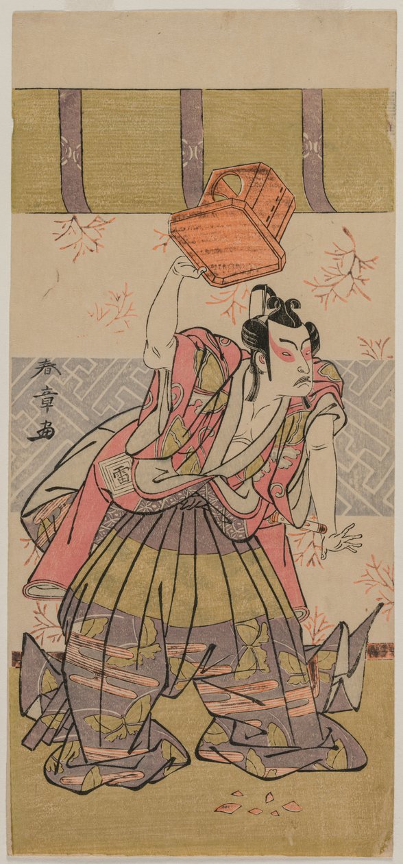 Tee c és r Ichikawa Raiso Mint ősök, még nem 1770-es évek. alkotó: Katsukawa Shunsho