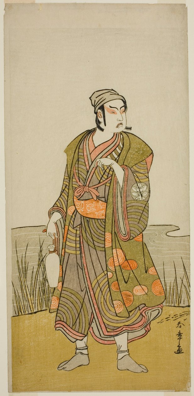 Ichimura Uzaemon Doctor X As Tee Potter Hammer Member Tee Pay Higashiyama A túlzott őszi levelekért, Performed At Tee Ichimura Tee th, 1778 alkotó: Katsukawa Shunsho