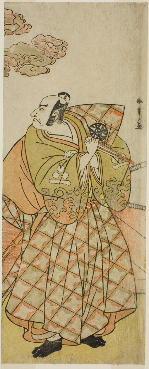I. Nakamura Nakazo színész Watanabe no Tsuna szerepében a Shitenno Tonoi no Kisewata című darabban, a Nakamura Színházban a tizenegyedik hónapban, 1781 alkotó: Katsukawa Shunsho