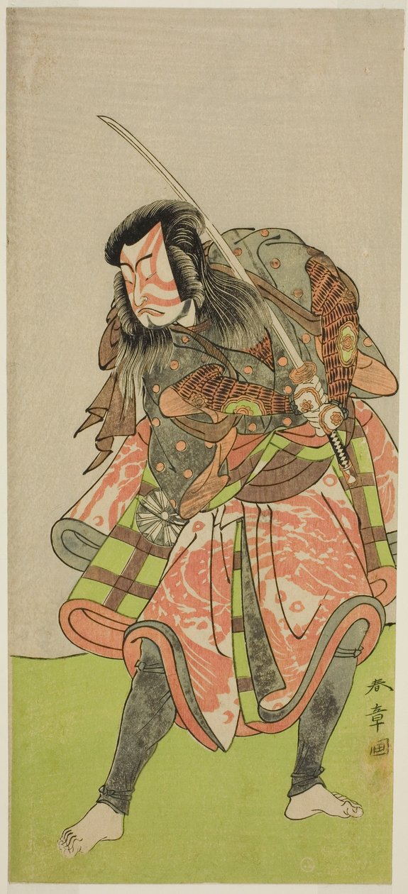 1774 Nakamura és Mijuro Nakamura és Mijuro Akushichibyo-e Kagekiyome Te Pay néven Az első vásárlás alapítója a Morita Te Pay-ben történt, 1774-ben. alkotó: Katsukawa Shunsho