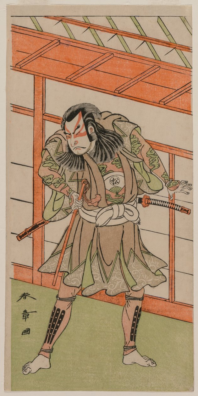 Onoe Matsusuke alkotó: Katsukawa Shunsho