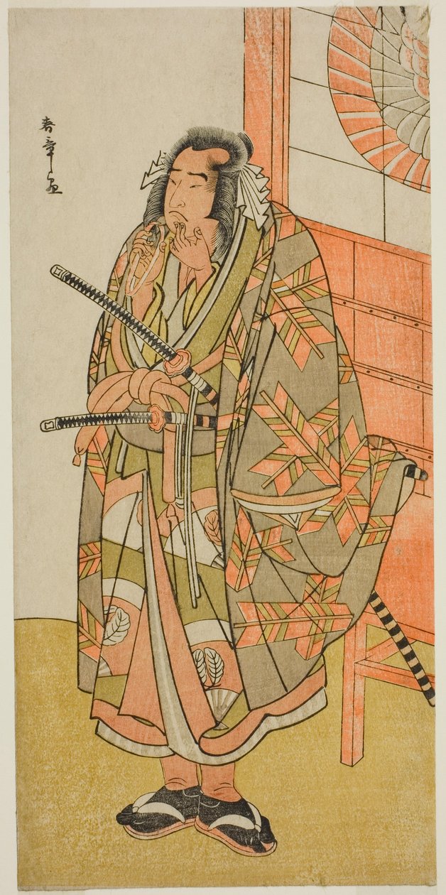 A színész, Onoe Matsusuke I azonosítatlan szerepben alkotó: Katsukawa Shunsho