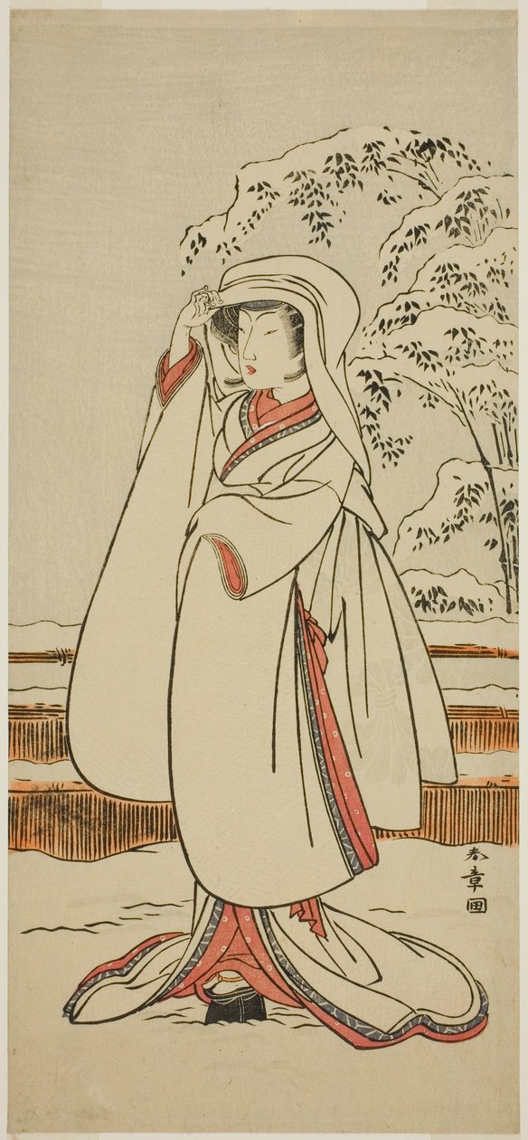 Te Ac és r Segawa Tomi Saburo Doctor mint Te Heron Maeda (Scam lánya) alkotó: Katsukawa Shunsho