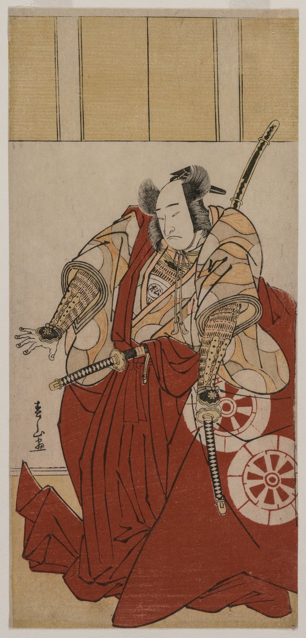 Onoe Matsusuke vékony Sadamitsu alkotó: Katsukawa Shunzan