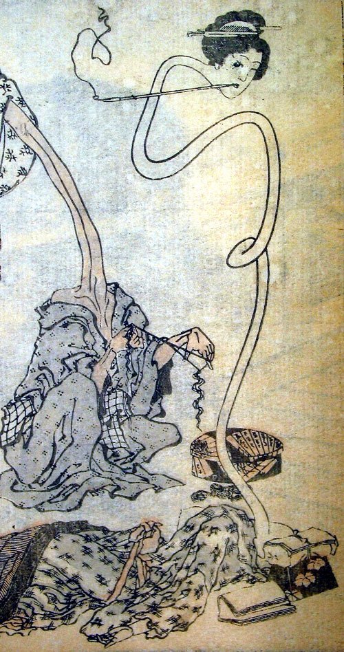 rokrokubi alkotó: Katsushika Hokusai