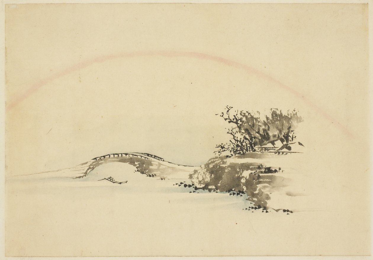 Táj szivárvány alkotó: Katsushika (school of) Hokusai