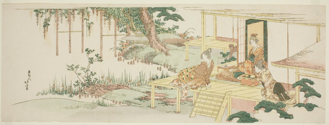 Csodálom a wisteria alkotó: Katsushika Hokusai