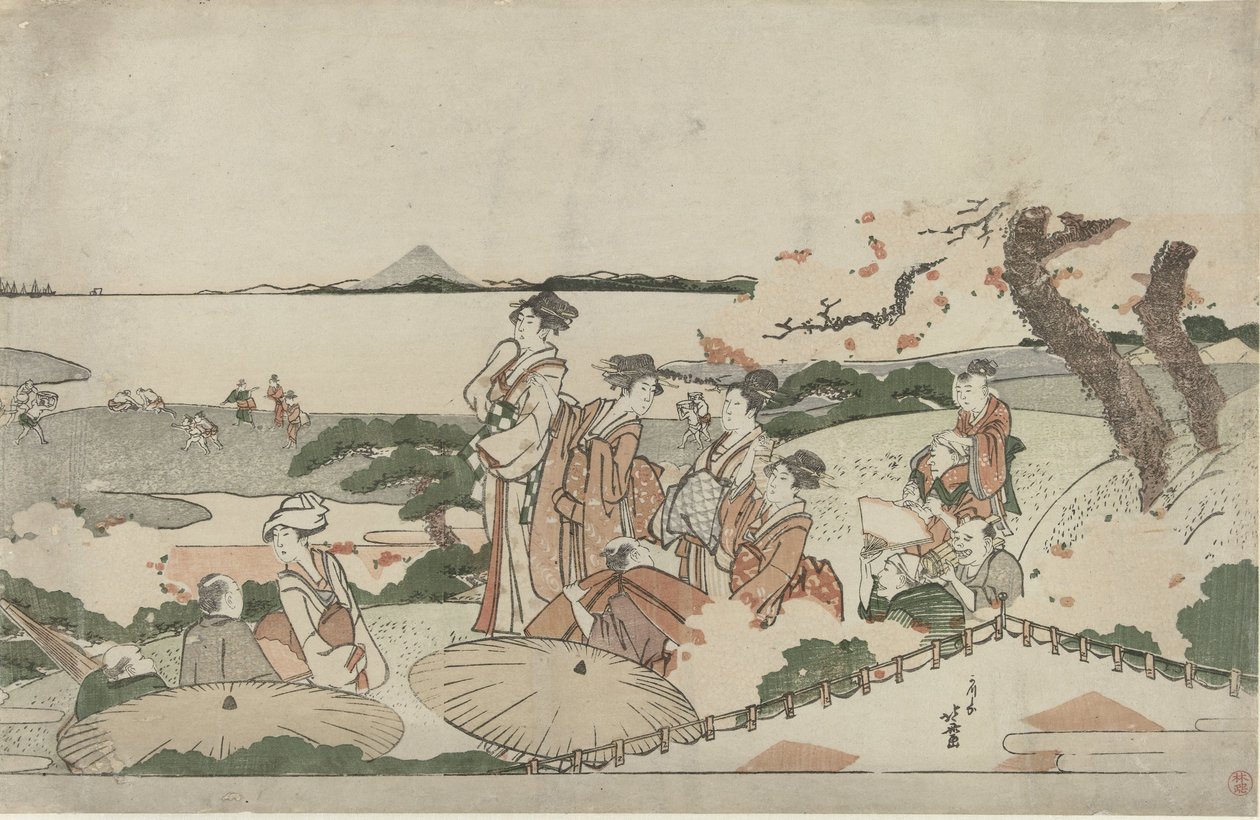 Csodálja meg a cseresznyevirágot Gotenyamában alkotó: Katsushika Hokusai