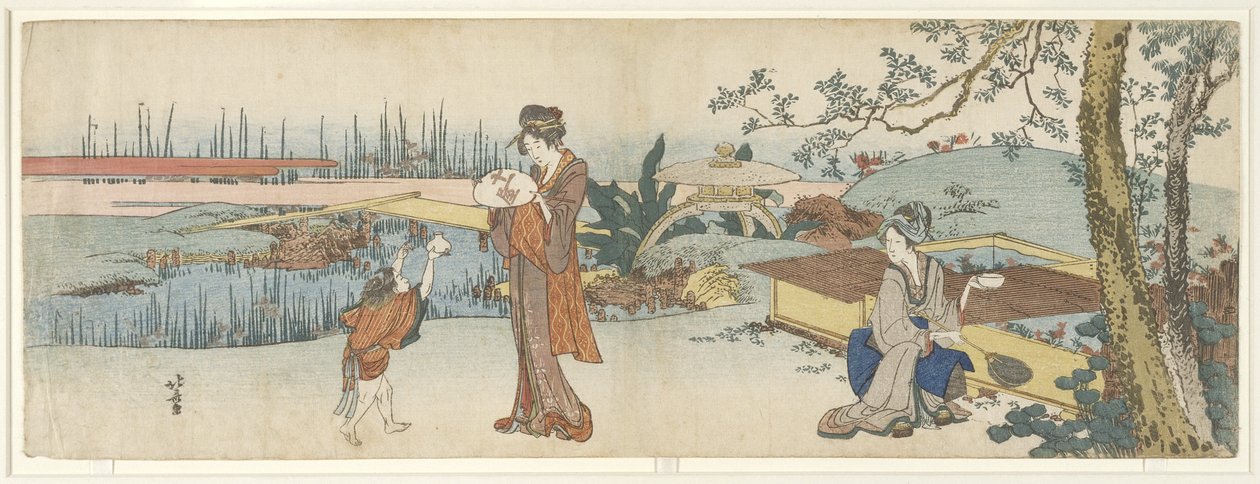 Aranyhal-árus, 1801-1805 alkotó: Katsushika Hokusai