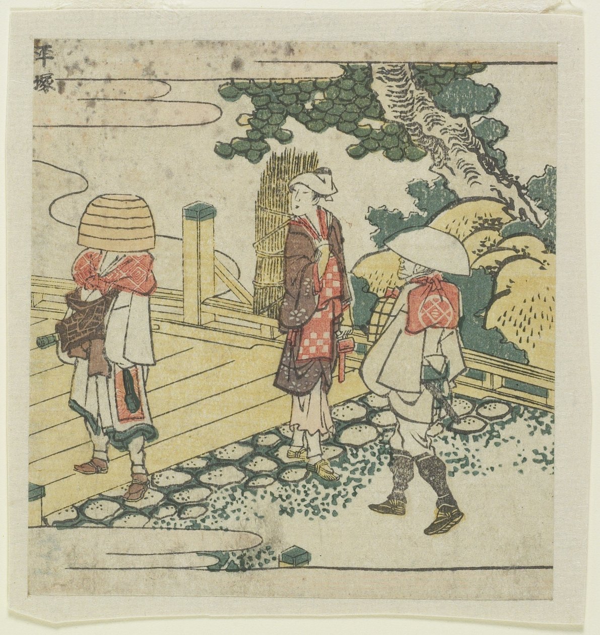 Hiratsuka, c. 1804 alkotó: Katsushika Hokusai