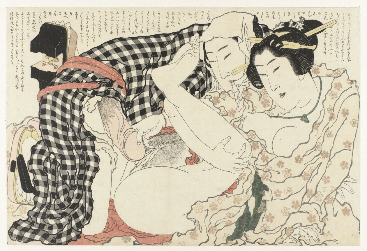 A szabad levegőn Az Adonis növény (sorozat címe) Fukujuso (sorozat címe) alkotó: Katsushika Hokusai