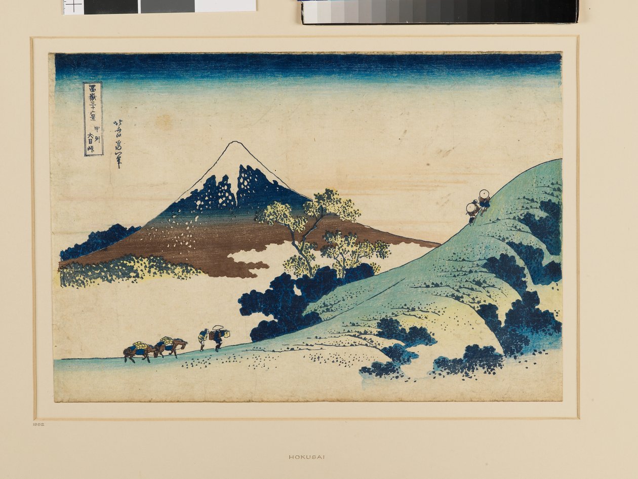 Inume hágó Kai tartományban alkotó: Katsushika Hokusai
