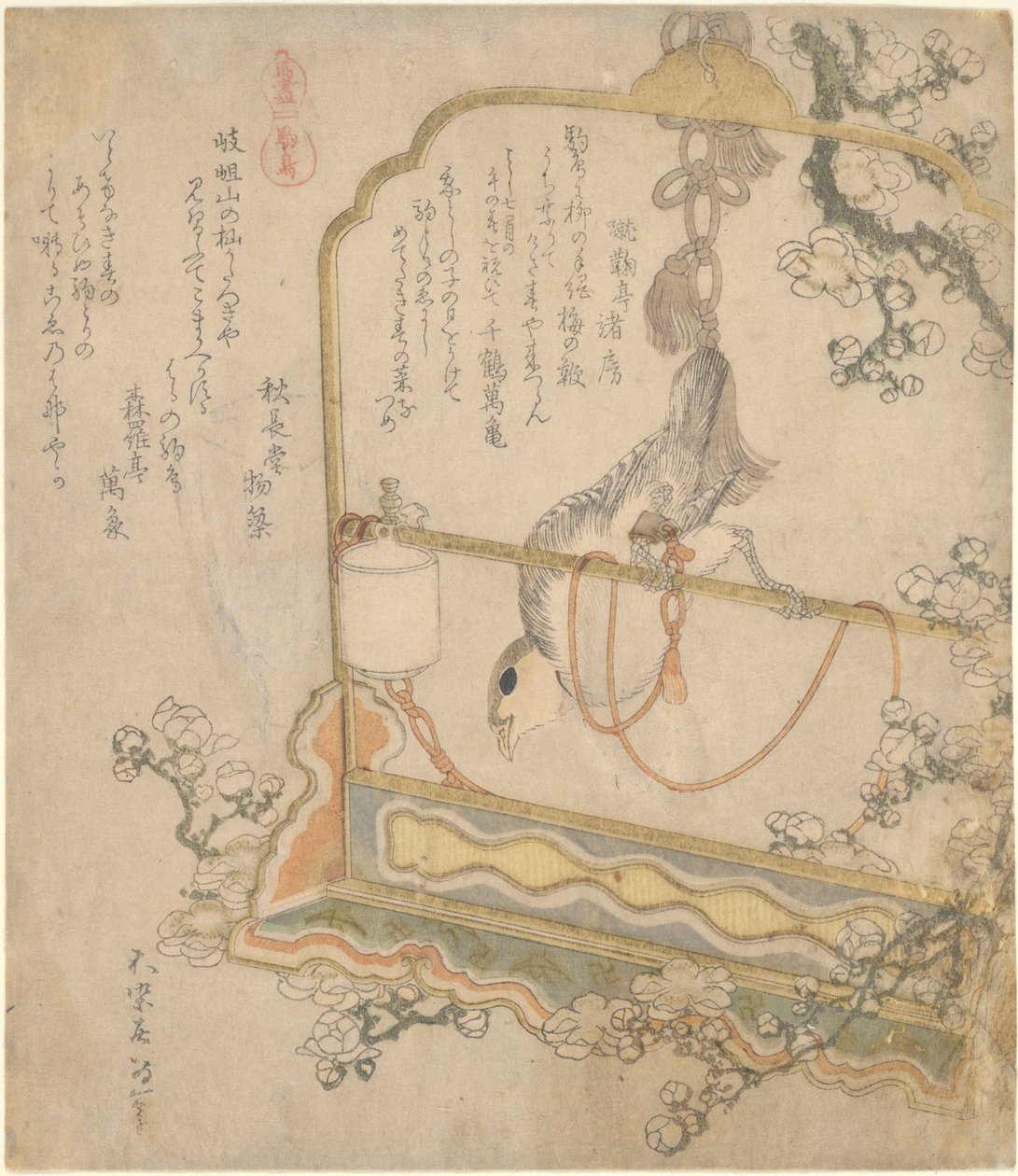 Japán Robin, a Mindenféle ló sorozatból alkotó: Katsushika Hokusai