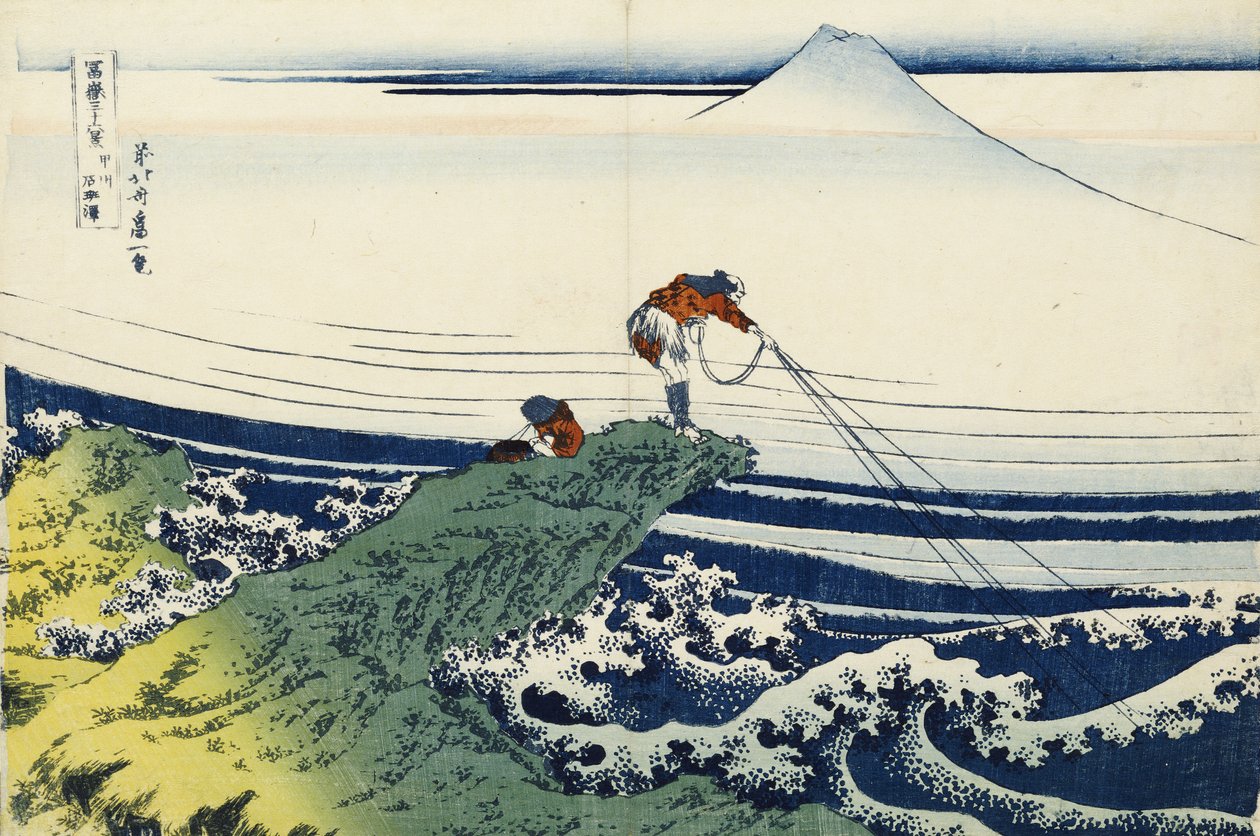 Kajikazawa Kai tartományban, a „Harminchat nézet a Fuji-hegyről” sorozatból alkotó: Katsushika Hokusai
